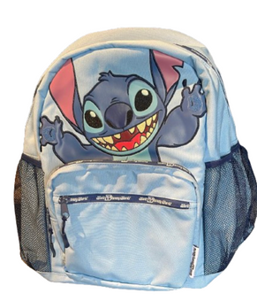 Disney Parks Walt Disney World Stitch Blue Backpack Bag New With Tag