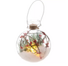 Robert Stanley Winter Scene Orb Glass Christmas Ornament New with Tag