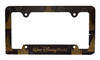 Disney Parks Walt Disney World Castle Fireworks Gold License Plate New With Tag