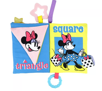Disney Baby Minnie Mouse Deluxe Soft Book Find Your Shape New with Tag
