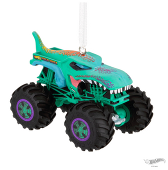 Hallmark Hot Wheels Christmas Ornament Monster Trucks Mega Wrex New
