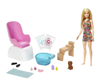 Barbie Mani/Pedi Spa Playset Toy New with Box