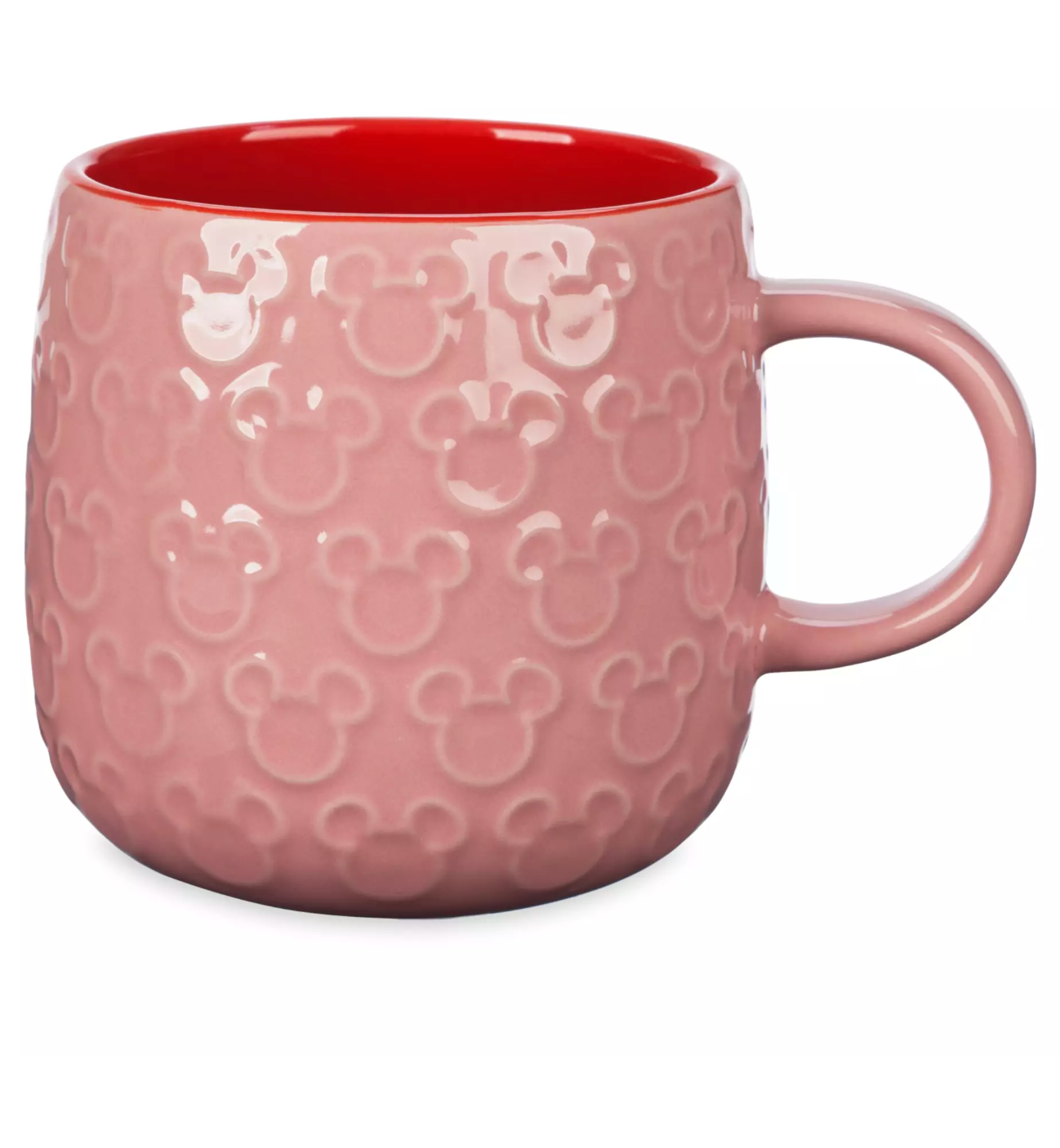 Disney Parks Mickey Icon Gloss Glaze Coffee Mug Green New