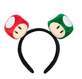 Universal Studios SUPER NINTENDO WORLD Super Mushroom 1-UP Mushroom Headband New