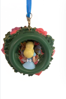 Disney Parks Epcot UK Alice Mad Tea Party Christmas Ornament New with Tag