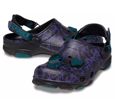 Disney Parks Halloween 2024 Haunted Mansion Wallpaper Clogs Crocs M5/W7 New Tag