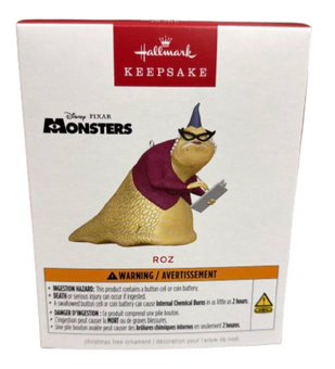 Hallmark Disney Pixar Monsters Inc. Roz With Sound Christmas Ornament New