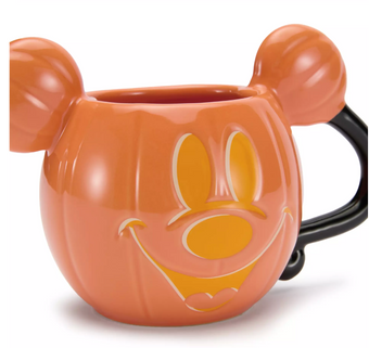 Disney Parks Mickey Mouse Pumpkin Halloween Coffee Mug Jack o lantern New