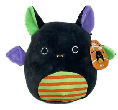 Original Squishmallows Halloween Fariq The Bat 6" Plush New with Tag