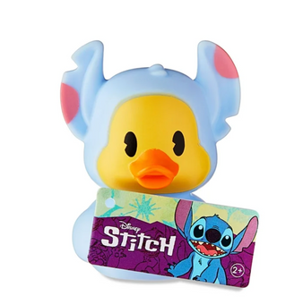 Disney Powder Blue Easter Stitch Duckz Rubber Ducky Bath Toy New with Tag