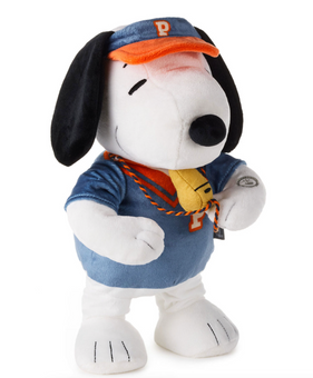 Hallmark Peanuts Varsity Coach Snoopy Plush With Sound and Motion New With Tag