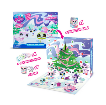 Littlest Pet Shop Glam Glacier Holiday Advent Calendar Countdown Christmas New