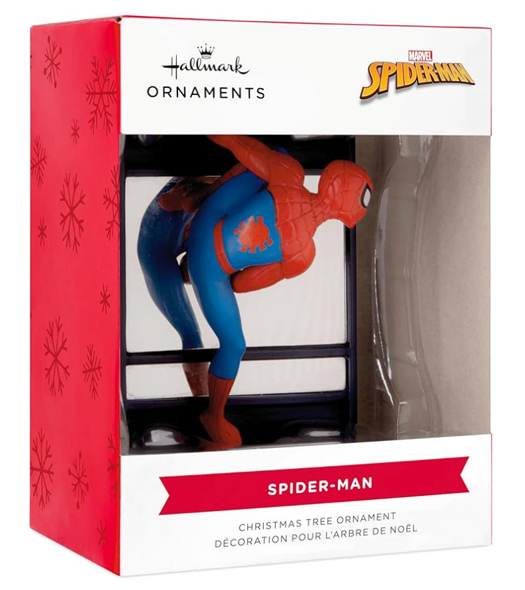 Hallmark Marvel Spider-Man on Window Christmas Ornament New with Box ...