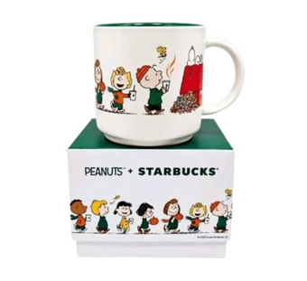 Starbucks 2026 X Peanuts Ceramic Coffee Mug Limited Edition New with Box