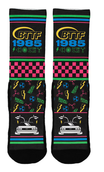 Universal Studios Back To The Future Adult Crew Socks New with Tags