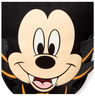 Disney Parks Happy Halloween Mickey Vampire Big Face Canvas Tote Bag New w Tag
