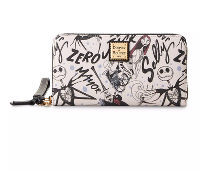 Disney Parks The Nightmare Before Christmas Dooney & Bourke Wristlet Wallet New