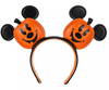 Disney Parks Halloween 2024 Mickey Mouse Jack-o'-Lantern Ear Headband New W Tag