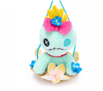 Disney Stitch Scrump Summertime Plush Keychain Bag Charm New with Tag