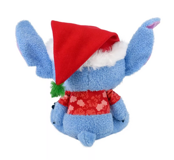 Disney Baby Stitch Happy Holiday Plush with Santa Hat New with Tag