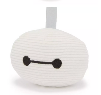 Disney Parks Baymax Corduroy Plush Keychain Bag Charm Big Hero 6 New with Tag