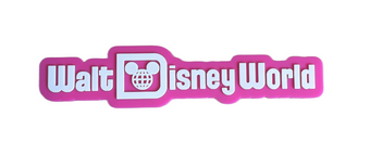 Disney Parks Walt Disney World Logo Mania Pink Magnet New With Tag