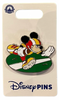 Disney Parks Mickey Mouse Football Touchdown Pin New With Card