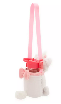 Disney Parks Marie The Aristocats Water Bottle with Plush Carrier New with Tag