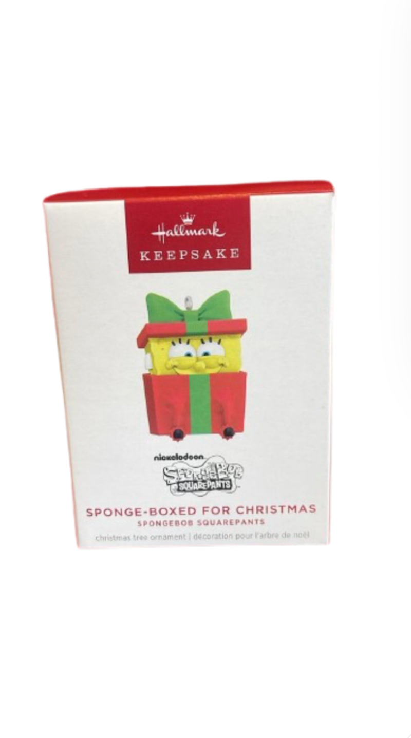 Hallmark Keepsake 2025 SpongeBob Sponge-Boxed for Christmas Ornament New w Box
