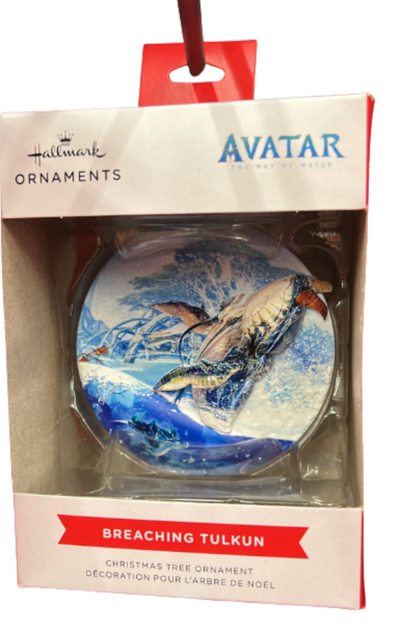 Hallmark Avatar the Way of Water Breaching Tulkun Christmas Ornament New w Box