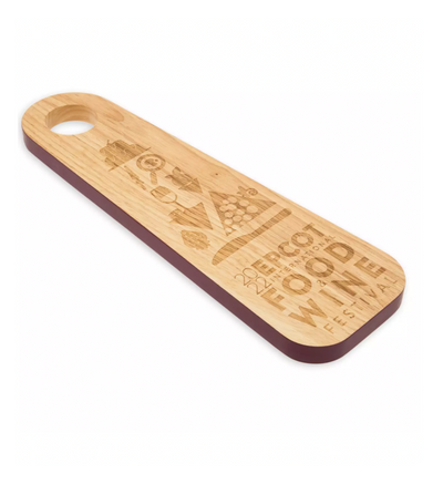 Disney EPCOT Food & Wine Festival 2022 Wood Serving Board New