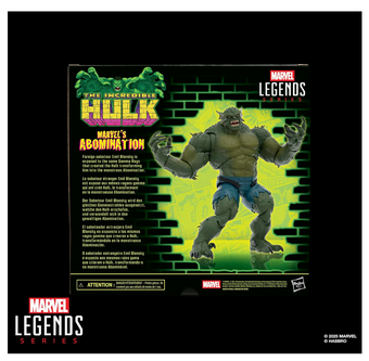 Disney Parks Marvel Legends Series AbominationHulk Comics Action Figure New Tag