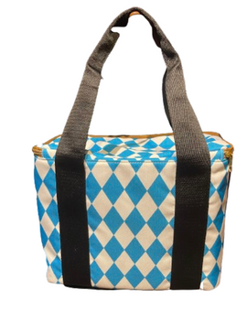 Disney Parks Epcot Germany Pavilion Cooler Bag Diamond Blue New With Tag