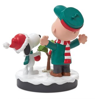 Hallmark Snoopy Charlie Brown All Christmas Needs is a Little Love Figurine New