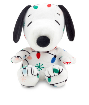 Hallmark Christmas Peanuts Snoopy Lights Plush New with Tag