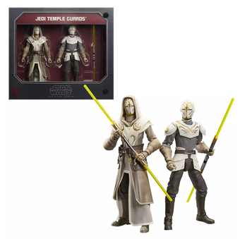 Disney Parks Jedi Temple Guards Action Figure Set Star Wars Black Series New