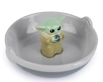 Disney Parks Grogu Sculpted Dish Tray Star Wars New With Tag