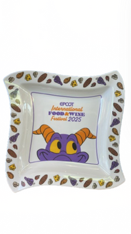 Disney Parks Epcot Food & Wine 2025 International Festival Figment Plate New