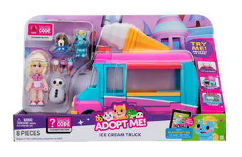 Adopt Me Ice Cream Truck with Mini Figures Toy New With Box