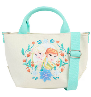 Disney Parks Frozen Canvas Mini Tote Bag Anna Elsa New with Tag