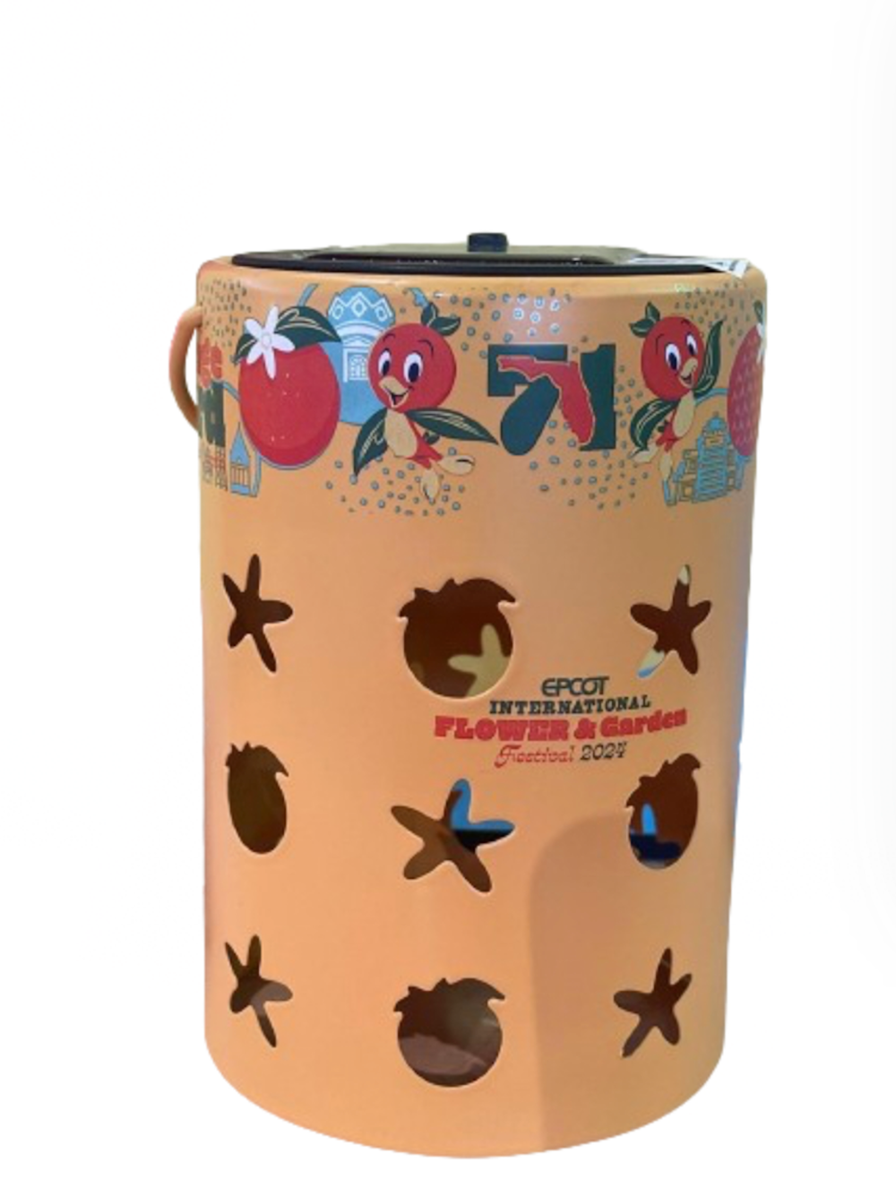 Disney 2024 Epcot Flower & Garden Festival Orange Bird Solar Lantern New