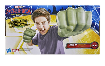 Disney Spiderman Hulk Gamma Smash Fists Toy New With Tag