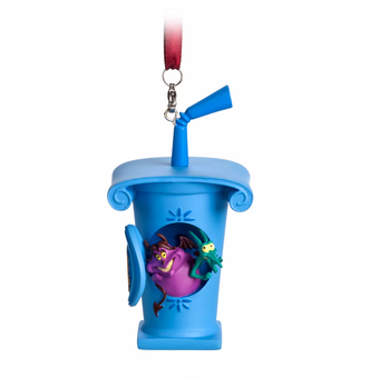 Disney Parks Hercules Pain and Panic Sketchbook Christmas Ornament New with Tag