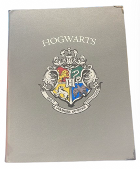 Universal Studios Harry Potter Hogwarts Crest Padfolio New With Tag