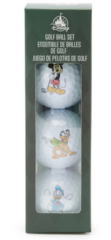 Disney Parks Mickey Mouse and Friends Golf Ball Set of 3 New with Box
