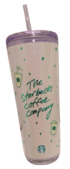 Disney Summertime Starbucks Summertime Castle Mickey Ear Acrylic Tumbler Cup New