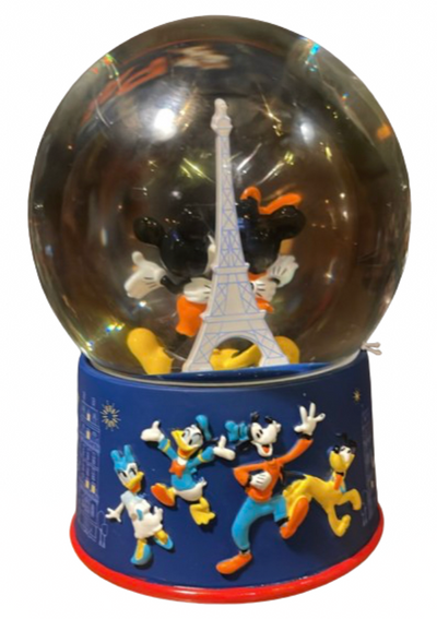 Disney Parks Epcot World France Disneyland Paris Water Globe New With Tag