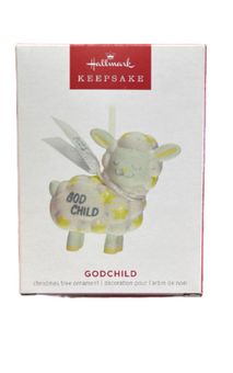 Hallmark 2023 Keepsake Godchild Porcelain Christmas Ornament New with Box