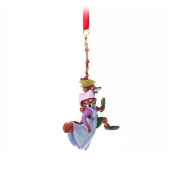 Disney Sketchbook Robin Hood and Maid Marian Christmas Ornament New with Tag