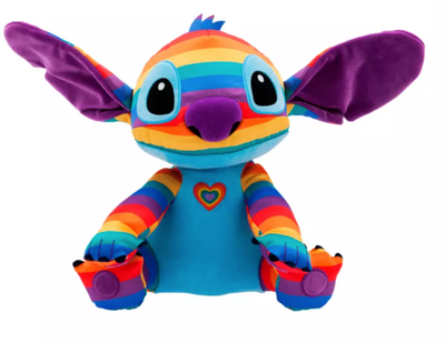 Disney Parks Stitch Plush Lilo & Stitch 12 1/2'' Pride Collection New With Tag